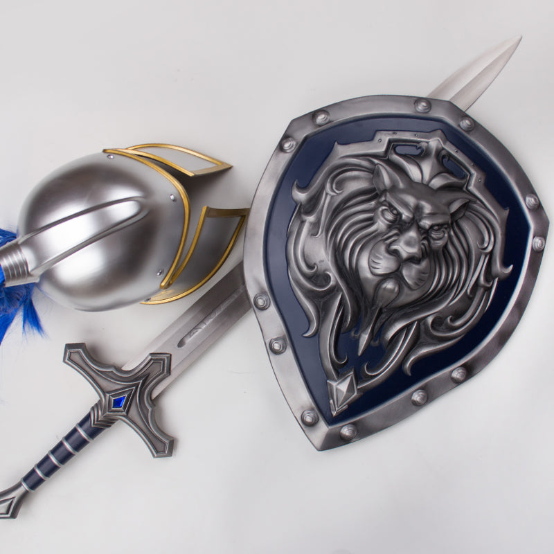 魔獸 士兵套裝 長劍×盾牌×頭盔